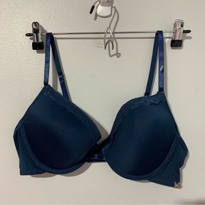 NEW Jessica Simpson navy solid bra size 38C